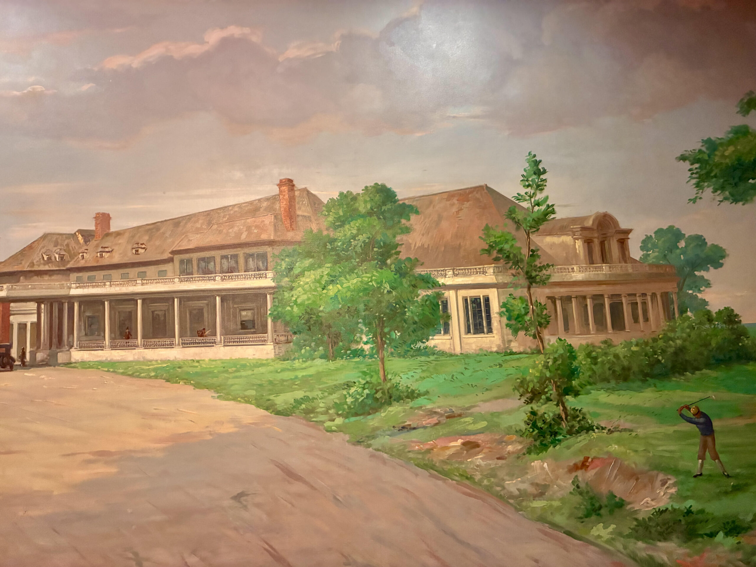 Mural of the Bratenahl Clubhouse (Only Partial View)