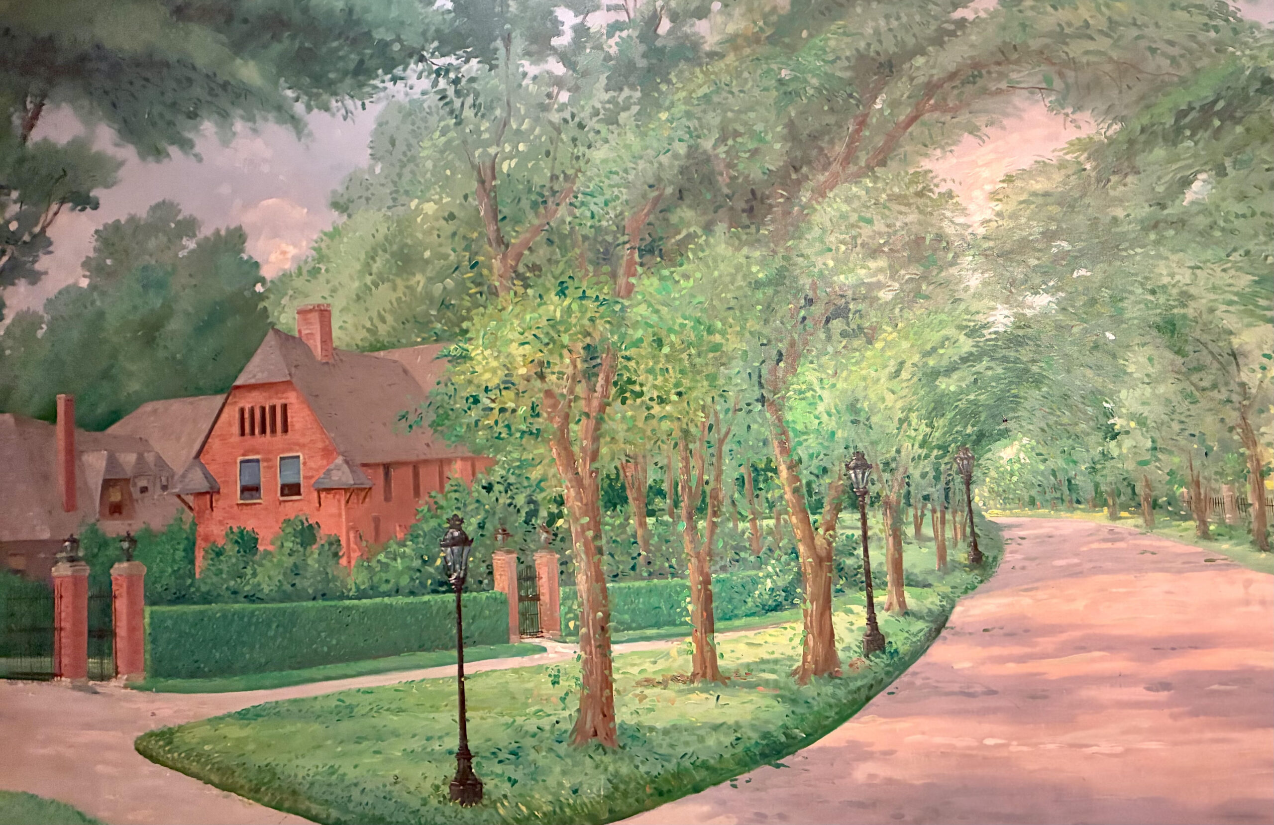 Mural of Lake Shore Blvd (Partial View of Original)