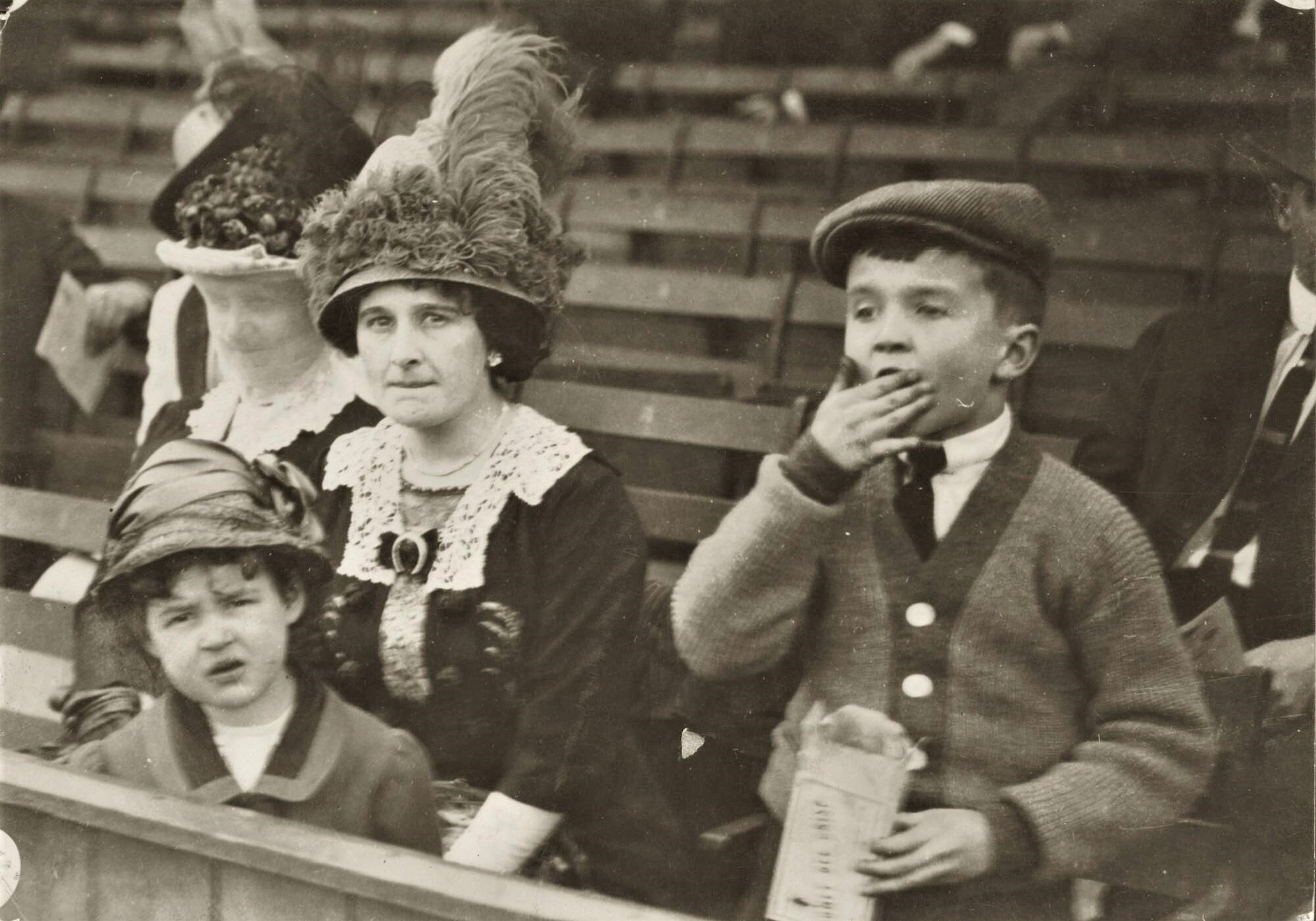 Helene Britton with son Frank and daugher Marie